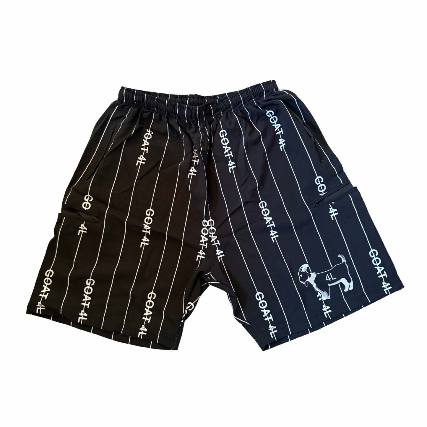 GOAT 4L Stripe Shorts