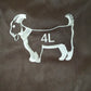 GOAT 4L Screen Printed Pants